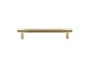 Heritage Brass Cabinet Pull Partial Knurl Design