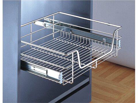 Wire PO Basket 800mm Chrome