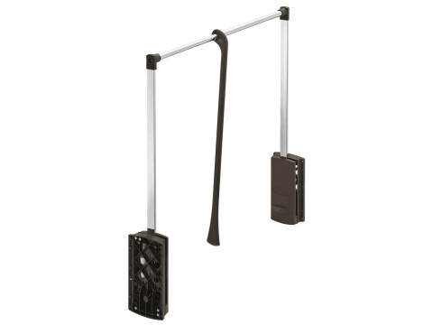 Pull Down Wardrobe Rail, for Internal Wardrobe Width 600-1000mm, 2004 Brw/Brw