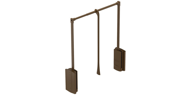 Pull Down Wardrobe Rail, for Internal Wardrobe Width 440-610 mm, 2004 Brw/Brw