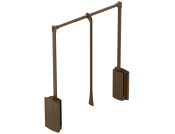 Pull Down Wardrobe Rail, for Internal Wardrobe Width 440-610 mm, 2004 Brw/Brw