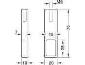 W/Robe Rail (Sqr) End Supp Shelf M Brush