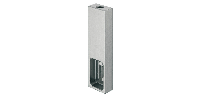Rail End Support, Under Shelf Fixing, for use with Square Wardrobe Rails