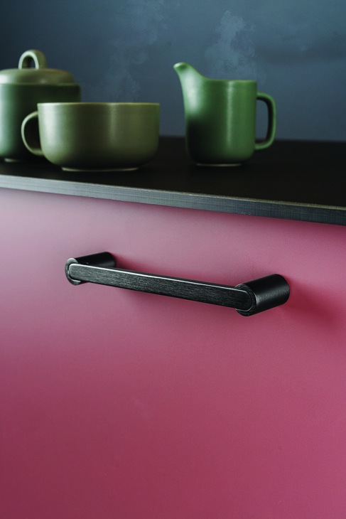 Fusion Pull Hdl ZA Matt Blk 160mm cc