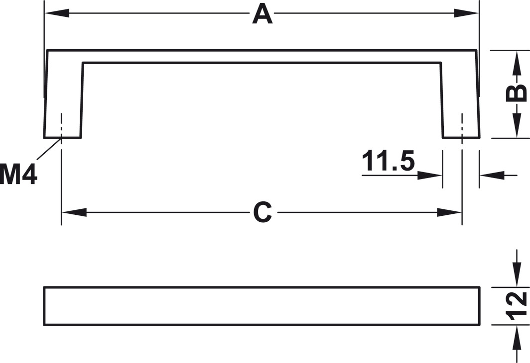 Verona D Hdl ZA Ant Brass Plt 128mm cc