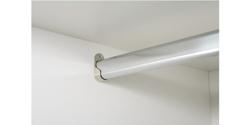 W/Robe Rail Set 450mm/Single PC