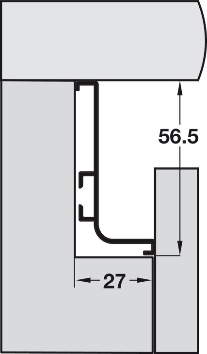 Gola Sys B+ Prof Hrz W/T 4.1m Alu OakV