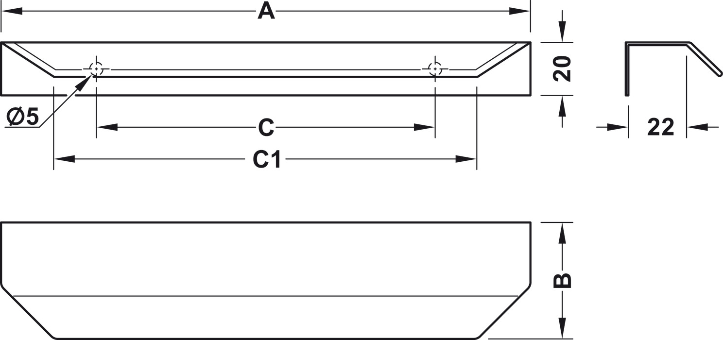 Vann Pull Hdl ZA SSE 256mm cc