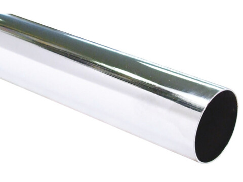 W/Robe Rail D25.4x0.7mm x2.5m St CP