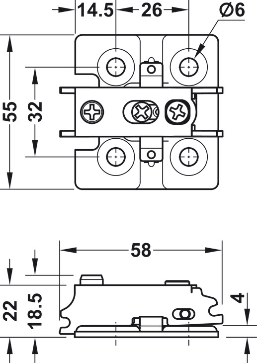 M.Plt for 900mm Dr NP
