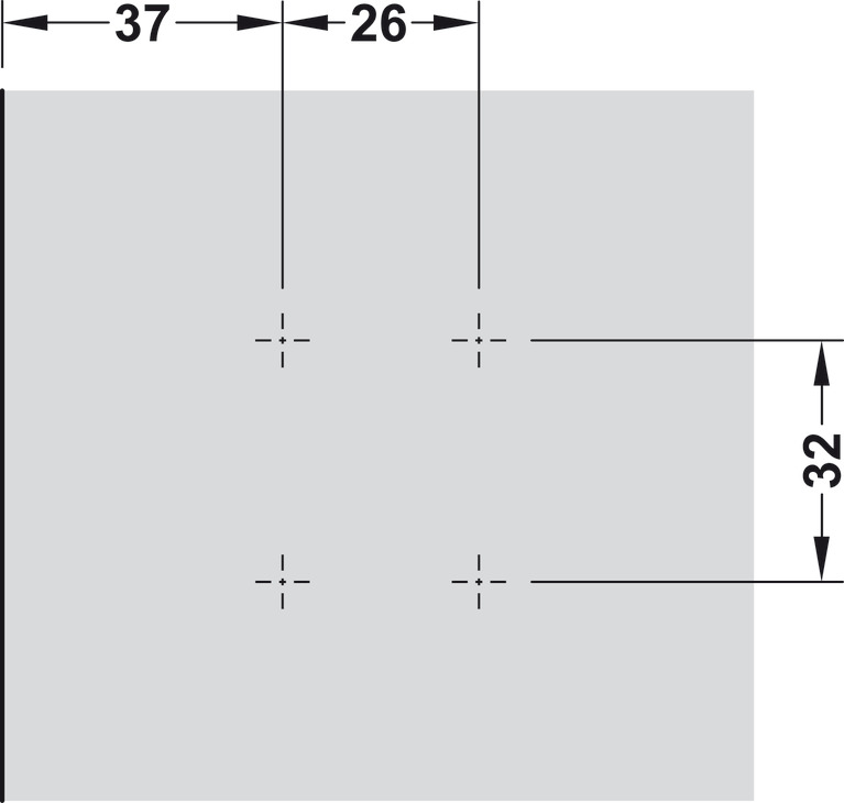 M.Plt for 900mm Dr NP Blk