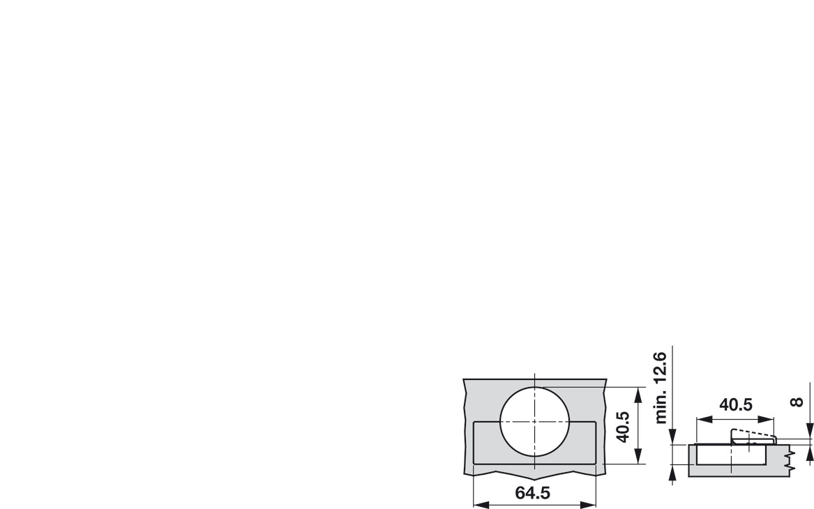 Tiomos 110D Hinge Clk FO+ Imp w SC NP