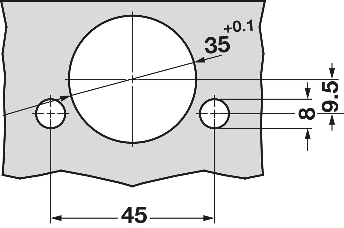 Tiomos 110D Hinge Clk HO Imp w SC NP