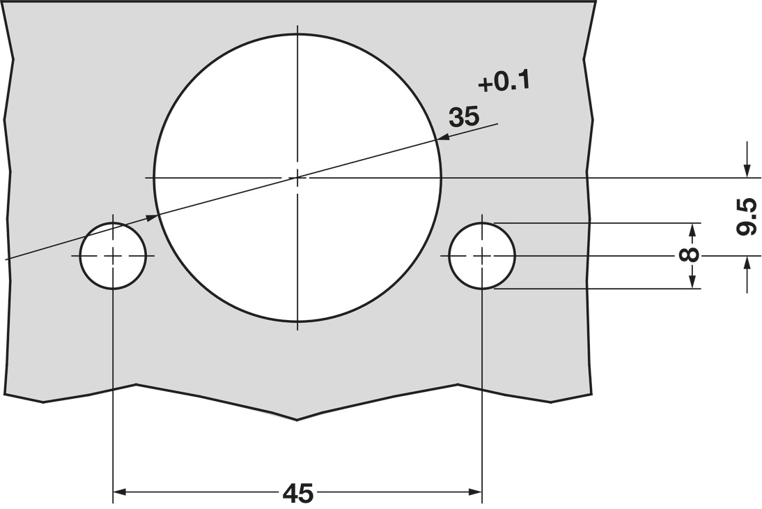 Tiomos 110D Hinge Clk HO Imp w SC NP