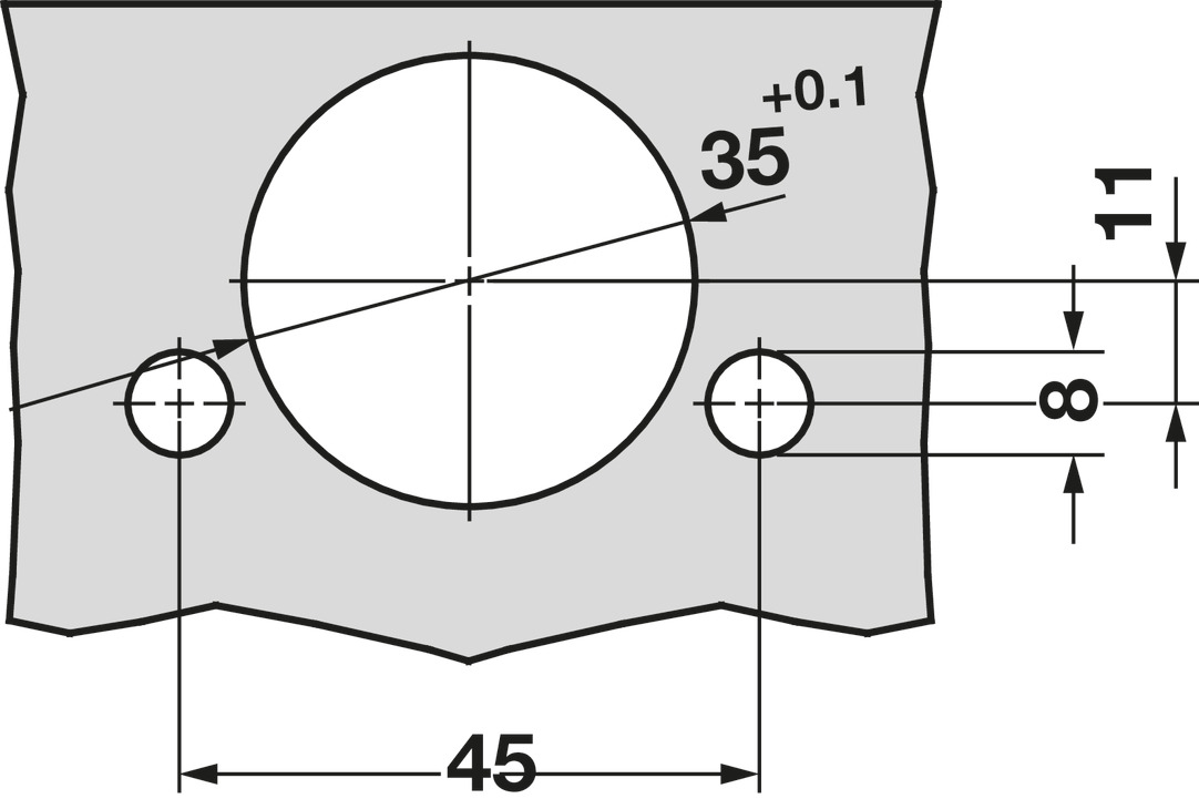 Tiomos 110D Hinge Clk HO Imp w SC NP