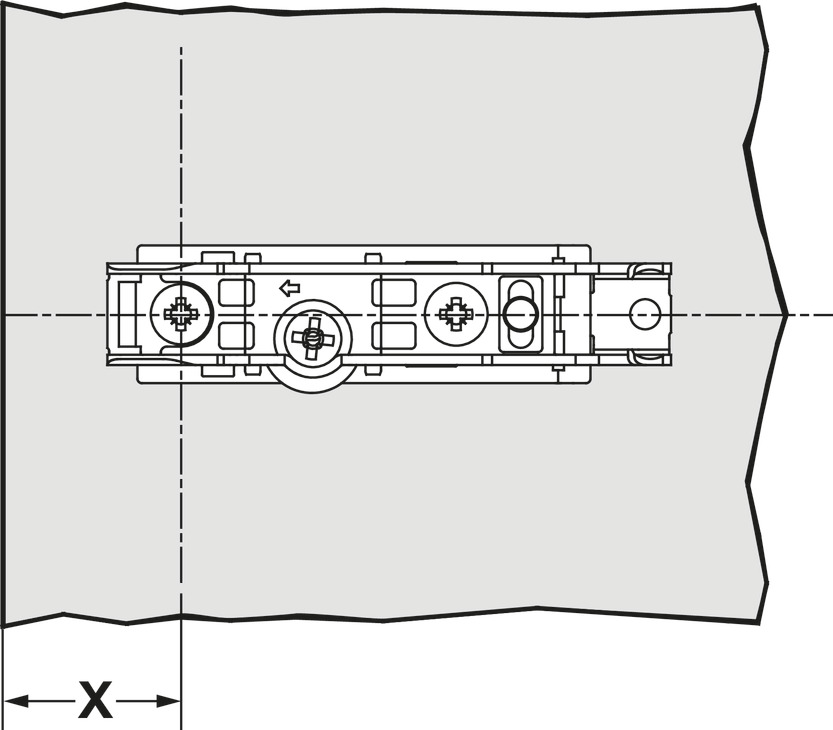 Tiomos 110D Post Hinge Clk Imp w SC NP