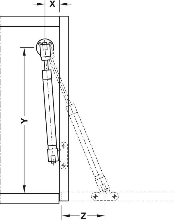 Gas Filled Piston Rods 90-110D SNP 80N