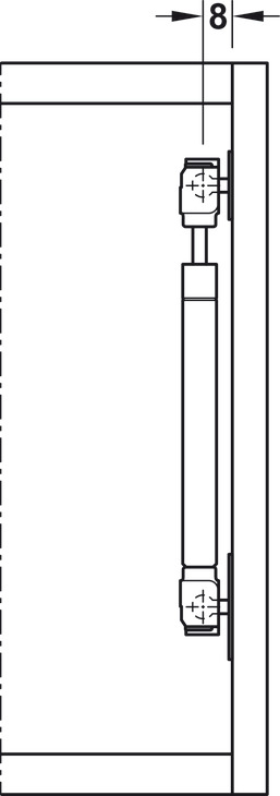 Gas Filled Piston Rods 90-110D SNP 80N