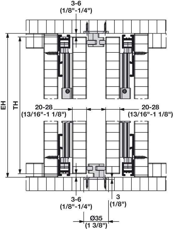 Hawa Concepta III Con Prof 110x26mm 2Dr