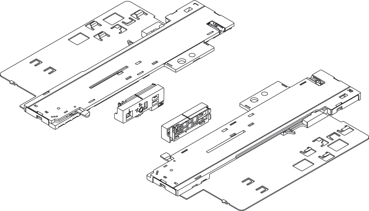 Dynapro Tipmatic Soft Close Set Dk.Gry