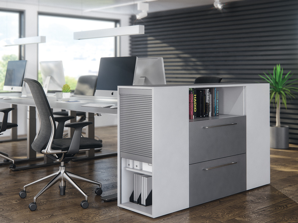 Tambour Door R.Shutter 1200x1620mm PlGry