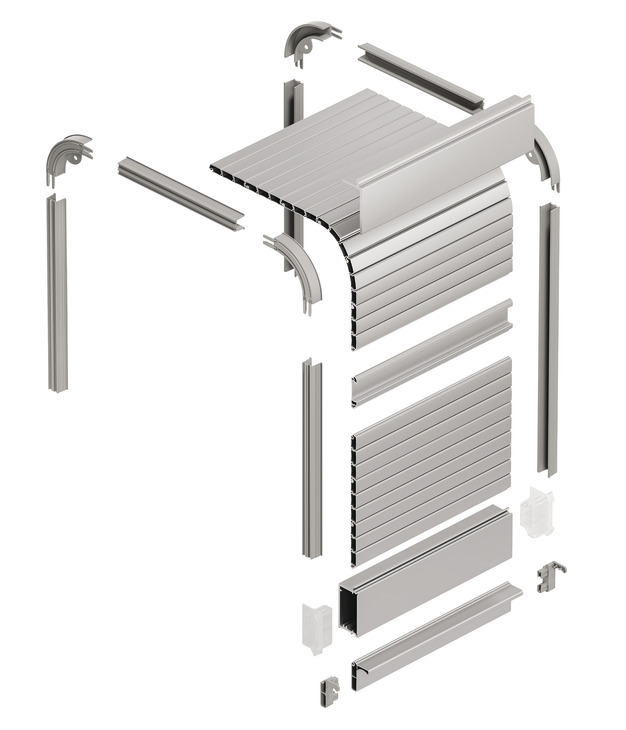 Tambour Door R.Shutter 1200x1620mm PlGry