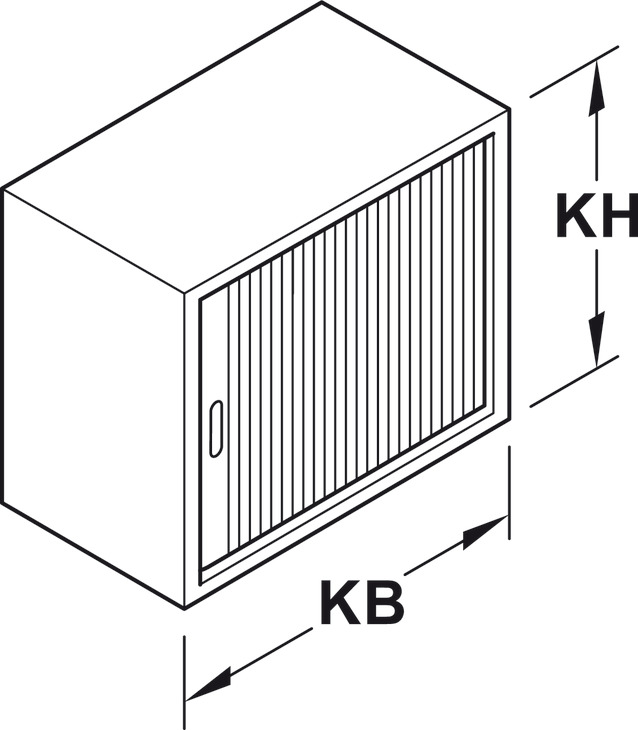 Tambour Door R.Shutter 1200x1620mm PlGry