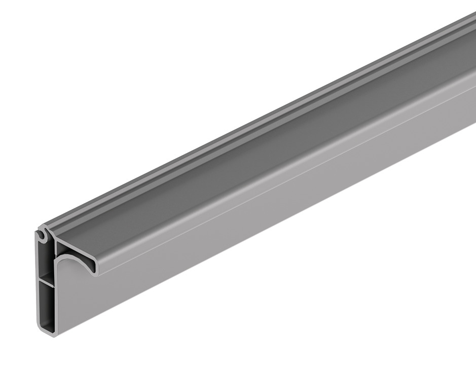 Tambour Door Hdl Profile 2300mm Pl Gry