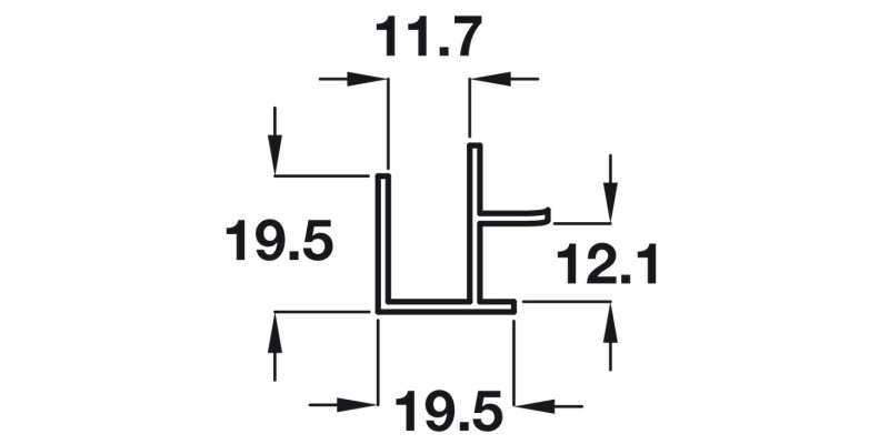 Plinth Cor/End 90D Connector 146mm Slv