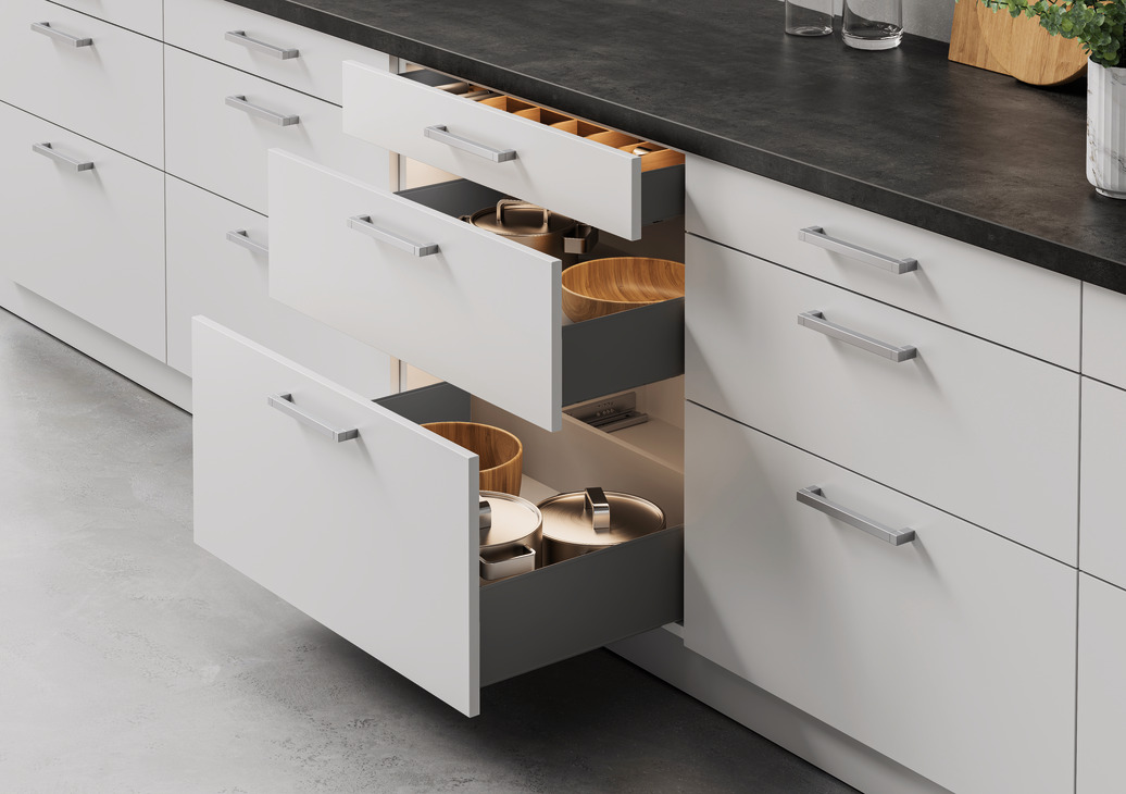 MX Std Sgl Drw Sides 120/300mm St Ant