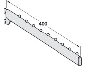 Inclined Clothes Hanger Rail