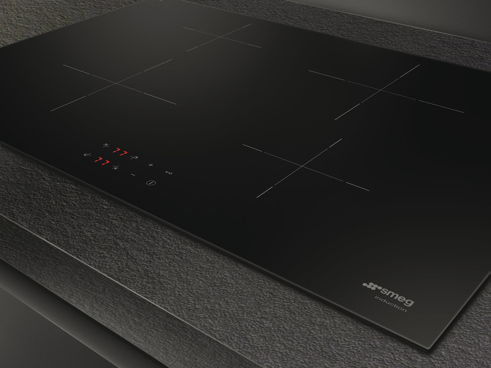 Smeg SI2741DUK Hob Ind 4Z Blk Gls