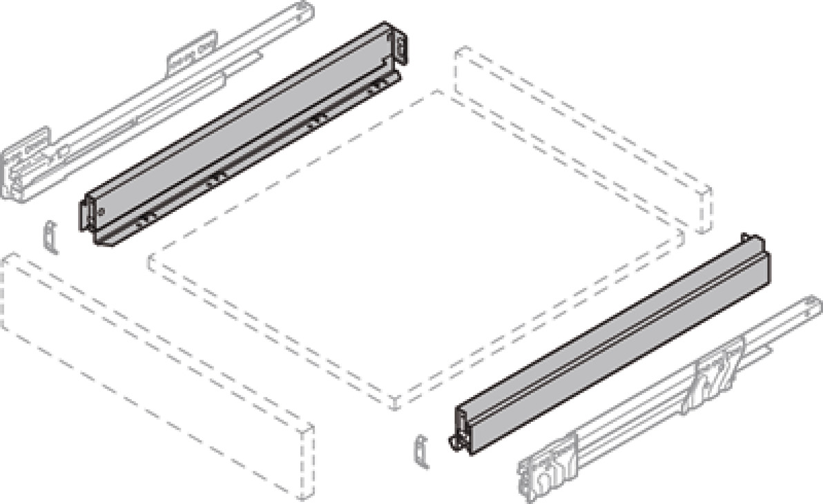 NPS Drw Sides 63/450mm Zir 1pr