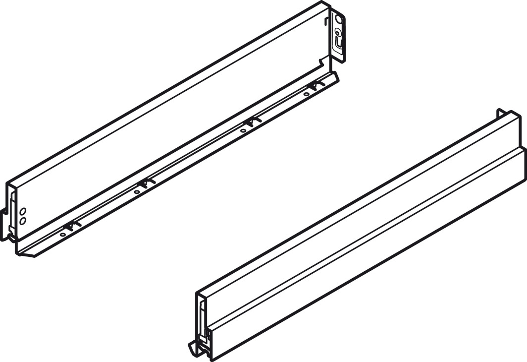 NPS Drw Sides 90/450mm Zir 1pr