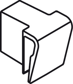 NPS Cry+ Divider Rail Clip Rect Rail Zir