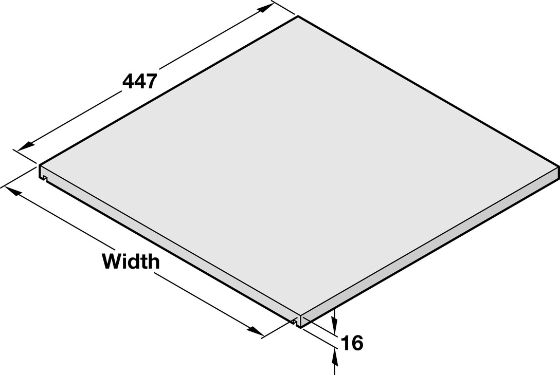 MXP FSC Drw Base 16/450/600mm Dual