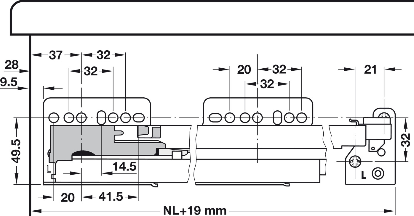NPS Drilling Jig for Cab Member Pl Grn