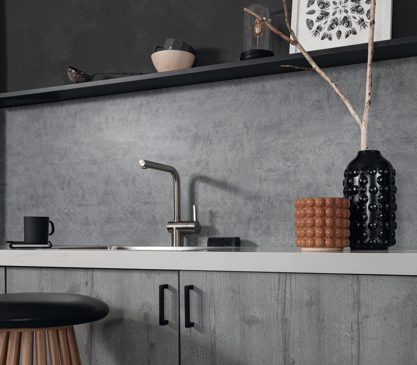 AluSplash 750x3050mm Alu/Matt Concrete