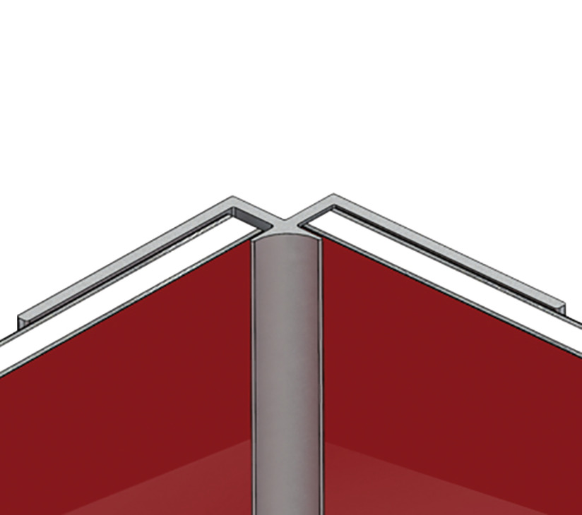 AluSplash Int Crn Profile 750mm Alu Ant