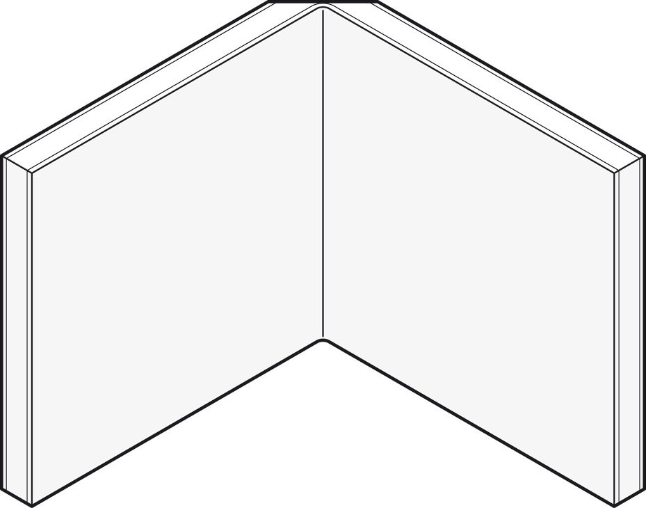 AluSplash Int Crn Profile 750mm Alu Ant