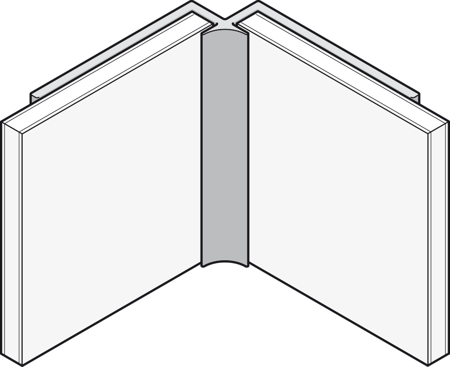 AluSplash Int Crn Profile 750mm Alu Slv