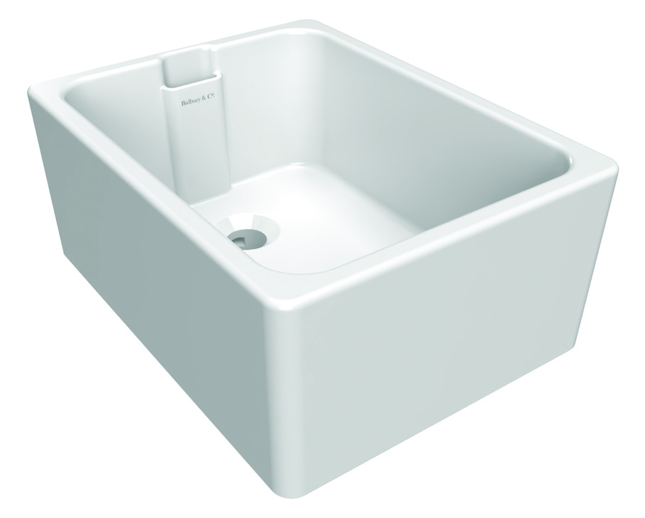 Bidbury&Co Oakford 1.0B Sink Ceramic Wht