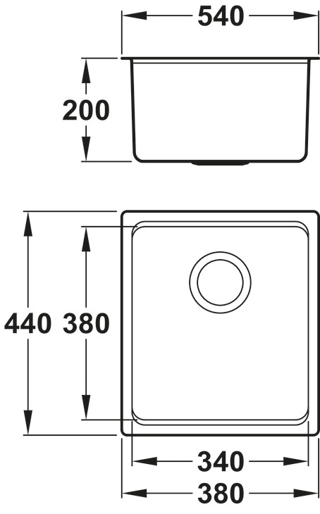Abode AW5142 SysSyc 460 1.0B Sink UH SS