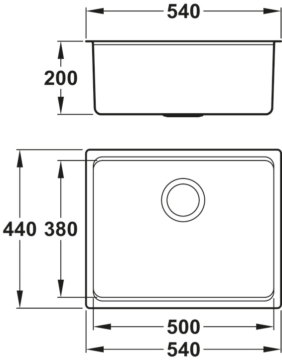 Abode AW5143 SysSyc 540 1.0B Sink UH SS