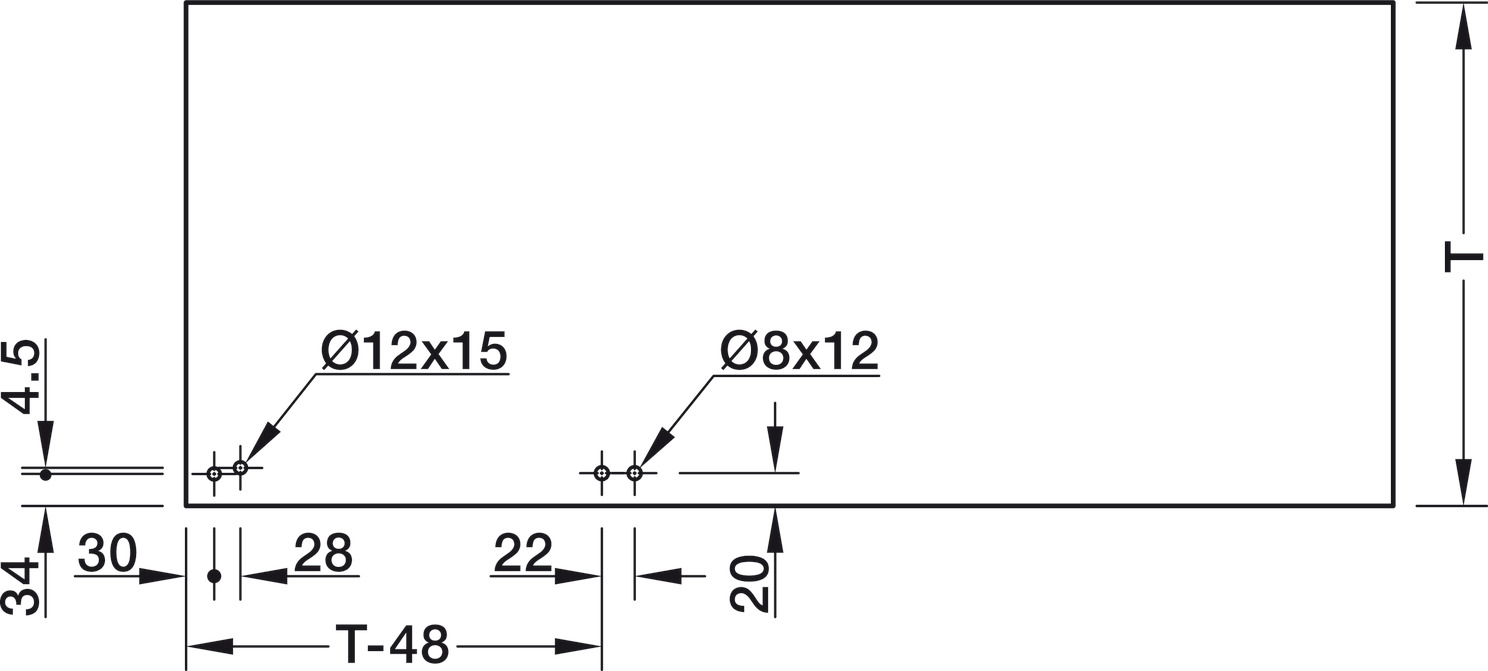 Table Top Swivel Fitting Set