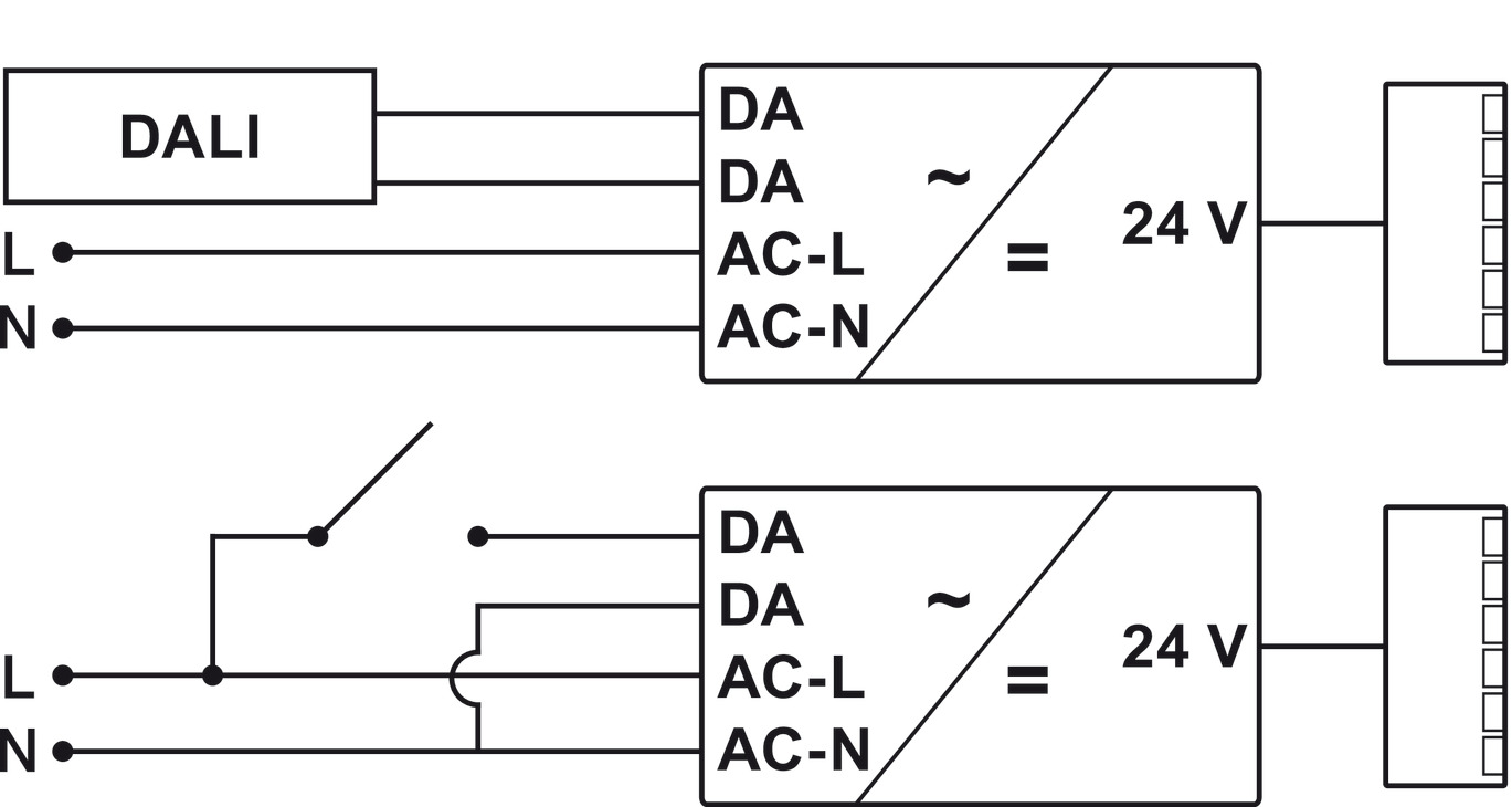 Loox5C LED DALI Driver Dim 12V/60W
