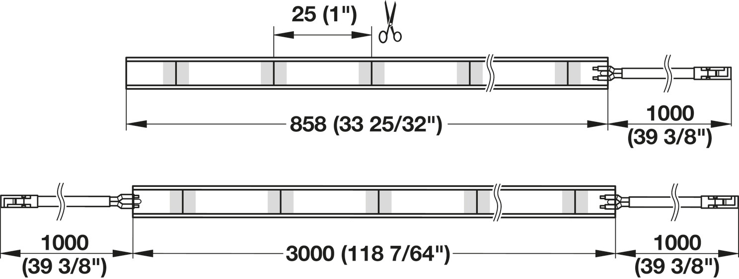 Loox5 Flex LED3085 3M 24V/9.6W 27-50K