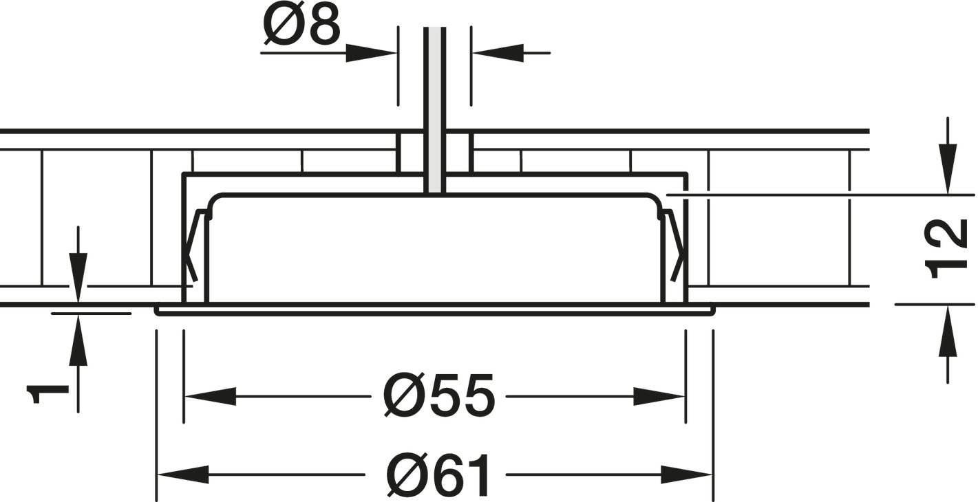 Loox5 LED3114 D61mm 24V/2.7W 2.7-5K SS