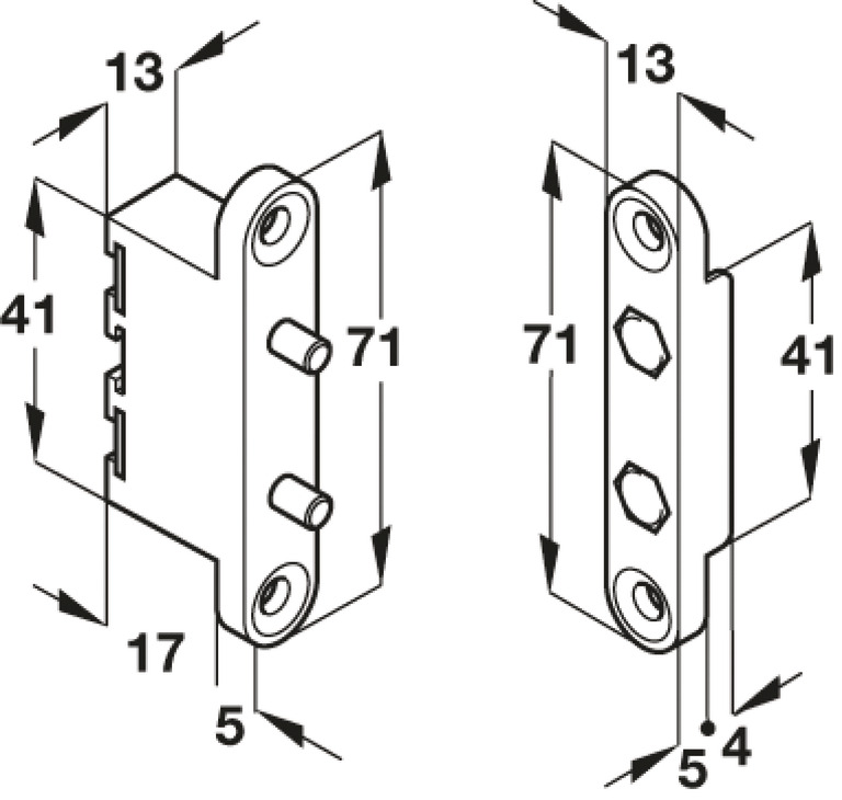 Current Transmitter 2 Pin Frm-Dr Brs/Pl