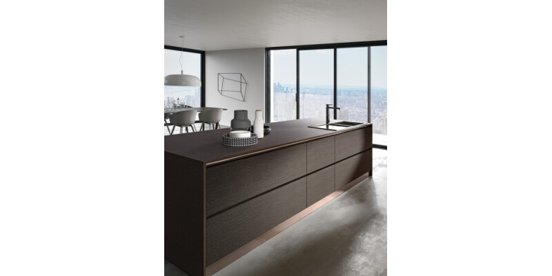 Plinth Panel 145x3000mm Alu Bru Cop Ano